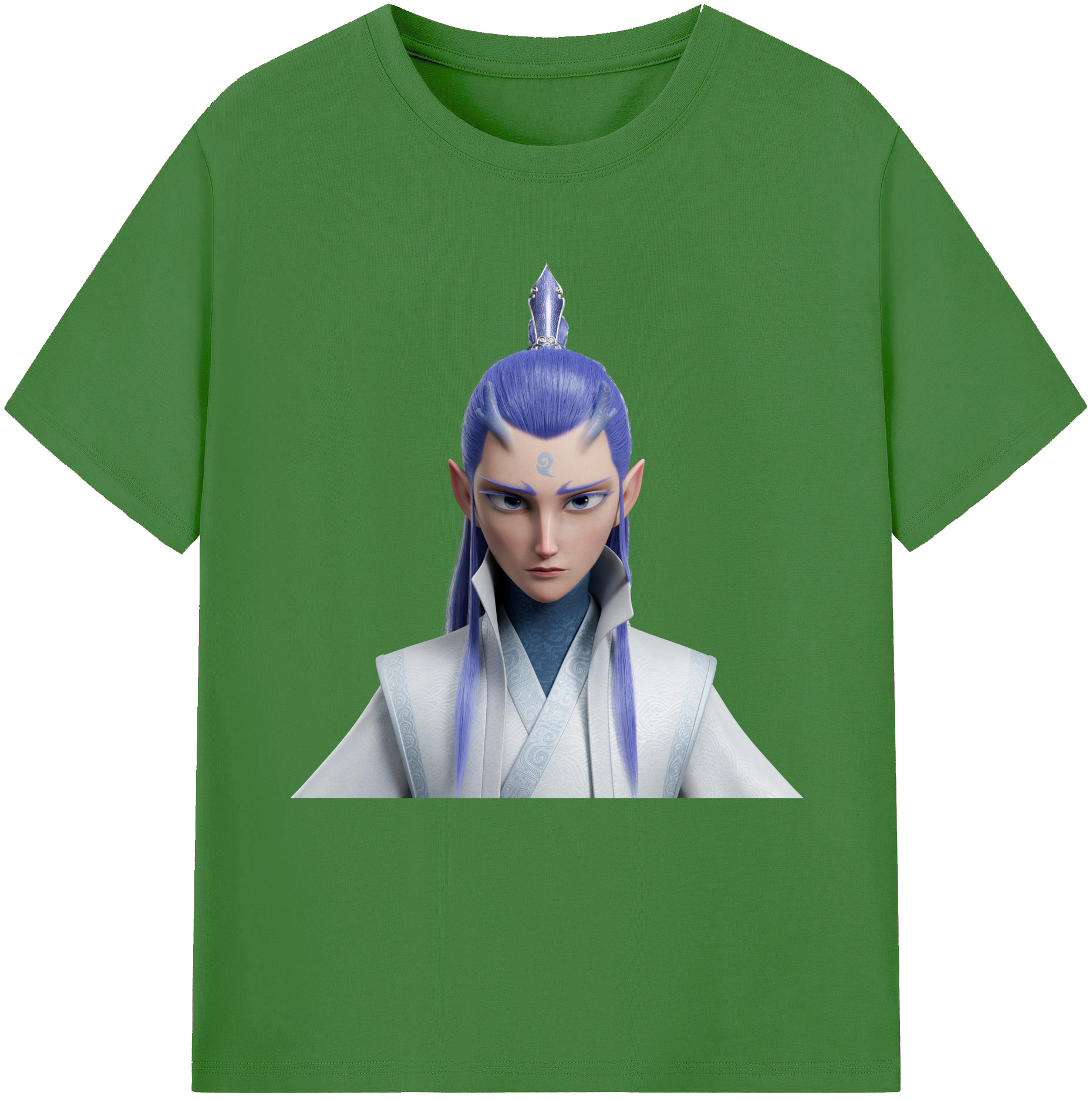 （画像用） Ne Zha 2 ナタ 魔童の大暴れ レディースカジュアルプリントTシャツ（綿100％）